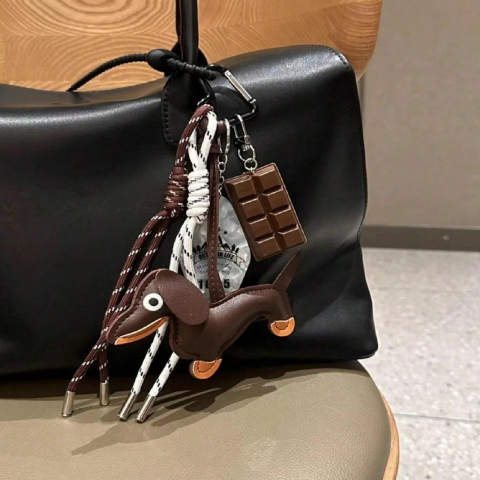 Laptop, Tablete & Telefoane - Lemontti Breloc Charm Puppy pentru geanta si chei