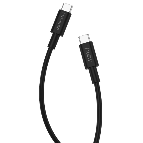 Lemontti Cablu Fast Charge Type-C la Type-C, PD, 100W, 2m, Negru [3]