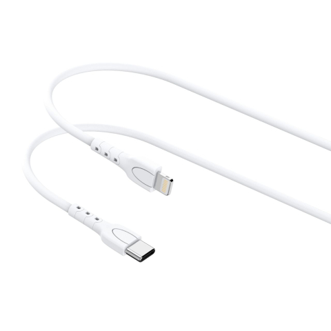 Lemontti Cablu Type-C la tip Lightning, 25W, 0.5m, Alb [2]