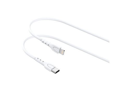 Periferice IT - Lemontti Cablu Type-C la tip Lightning, 25W, 0.5m, Alb