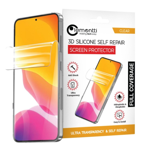 Lemontti Folie Silicon 3D Self-Repair Clear iPhone 12 / 12 Pro [6]