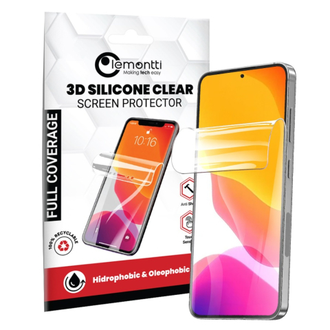 Lemontti Folie Silicon Clear iPhone 16 Pro [6]