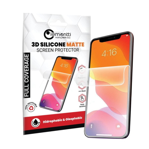 Lemontti Folie Silicon Matte iPhone 16e [5]