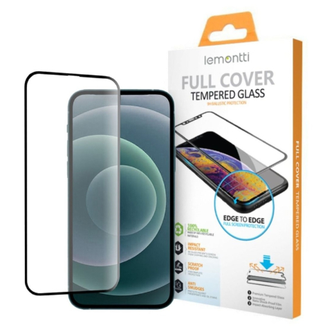 Lemontti Folie Sticla Full Fit iPhone 16 Plus Negru [5]
