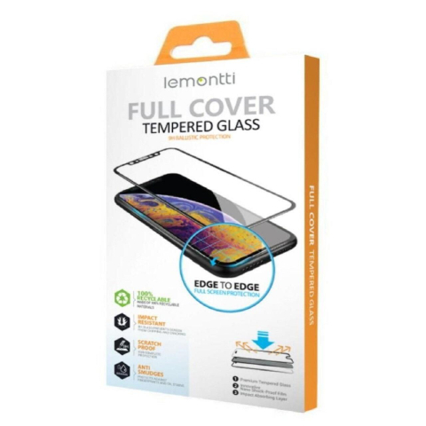 Lemontti Folie Sticla Full Fit iPhone 17 Pro Max / 16 Pro Max Negru [5]
