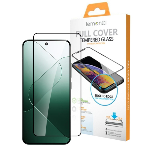 Lemontti Folie Sticla Full Fit Xiaomi 14 Negru [3]