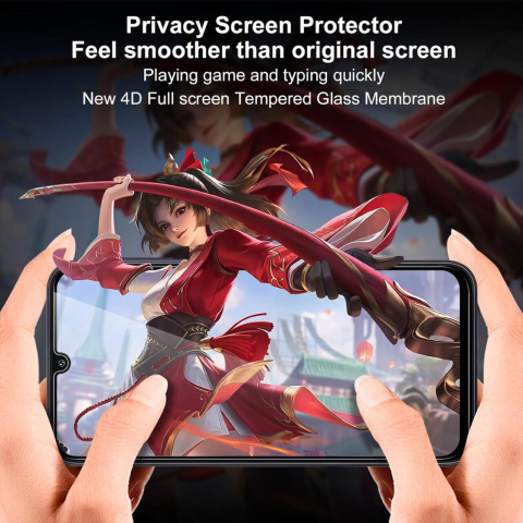 Laptop, Tablete & Telefoane - Lemontti Folie Sticla Privacy Full Fit Samsung Galaxy A15 Negru