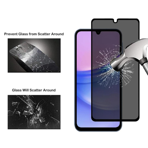 Lemontti Folie Sticla Privacy Full Fit Samsung Galaxy A15 Negru [1]