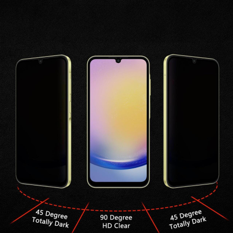 Lemontti Folie Sticla Privacy Full Fit Samsung Galaxy A25 5G Negru [4]