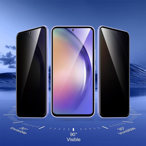 Lemontti Folie Sticla Privacy Full Fit Samsung Galaxy A54 5G Negru [4]
