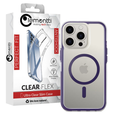 Lemontti Husa Air Bumper MagSafe iPhone 16 Pro Mov [2]