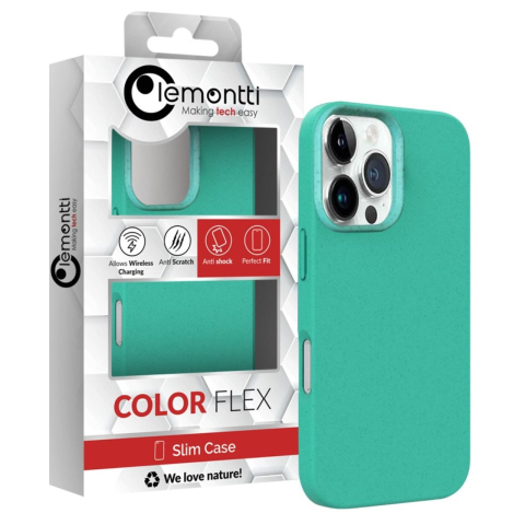 Lemontti Husa Biodegradabila Multiple Color Wheat MagSafe iPhone 16 Pro Max Verde [1]