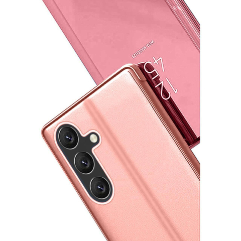 Lemontti Husa Book Clear View Samsung Galaxy A25 5G Roz [1]