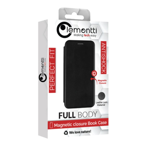 Laptop, Tablete & Telefoane - Lemontti Husa Book Elegant Honor Magic4 Lite Negru