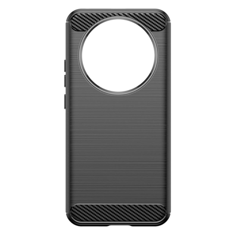 Laptop, Tablete & Telefoane - Lemontti Husa Carbon Case Flexible Honor Magic8 Lite Negru