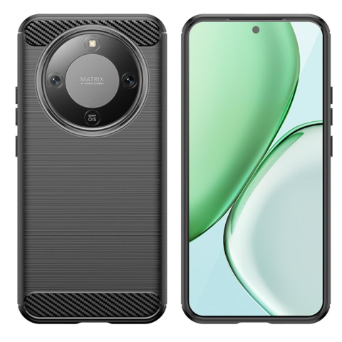 Lemontti Husa Carbon Case Flexible Honor Magic8 Lite Negru [3]