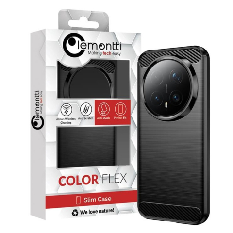 Lemontti Husa Carbon Case Flexible Honor Magic8 Pro Negru [6]