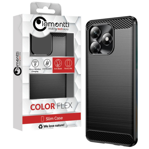 Lemontti Husa Carbon Case Flexible Honor X5c Plus Negru [5]