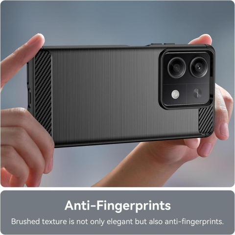 Lemontti Husa Carbon Case Flexible Xiaomi Redmi Note 13 5G Negru [4]