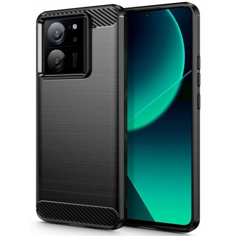 Lemontti Husa Carbon Xiaomi 13T Pro Negru [4]