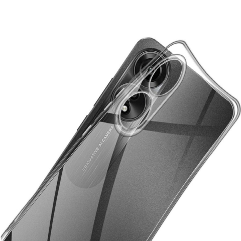 Laptop, Tablete & Telefoane - Lemontti Husa Clear Case Oppo A78 5G Transparent