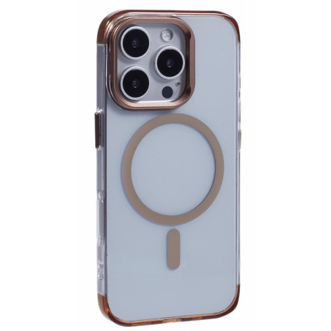 Laptop, Tablete & Telefoane - Lemontti Husa Clear Shield iPhone 16 Pro Portocaliu