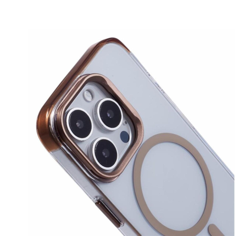 Lemontti Husa Clear Shield iPhone 16 Pro Portocaliu [4]