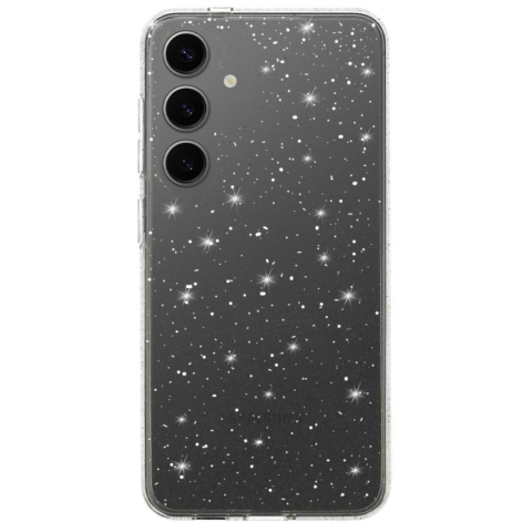 Lemontti Husa Crystal Glitter Samsung Galaxy A14 / A14 5G Argintiu [3]