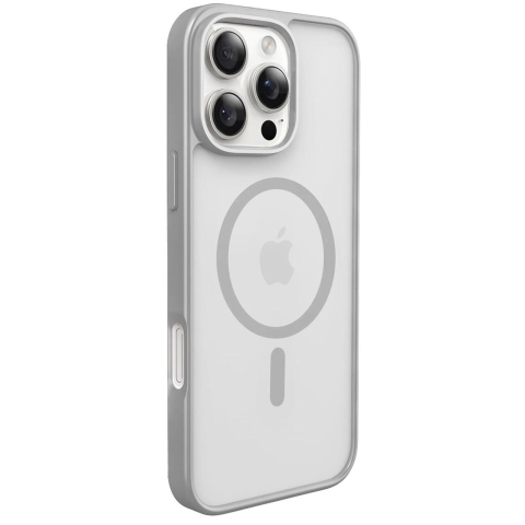 Laptop, Tablete & Telefoane - Lemontti Husa EliteGuard Magsafe iPhone 16 Pro Max Gri