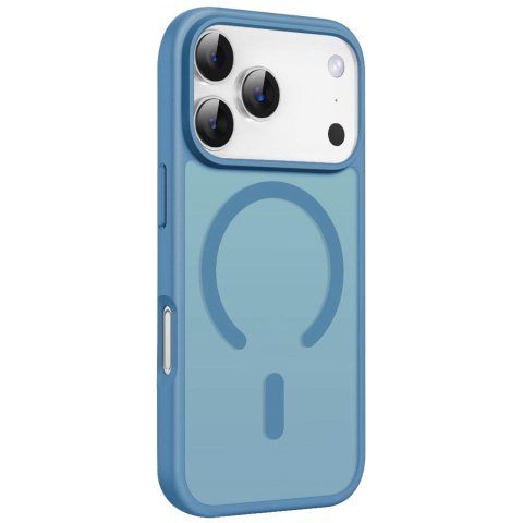 Laptop, Tablete & Telefoane - Lemontti Husa EliteGuard Magsafe iPhone 17 Pro Max Albastru