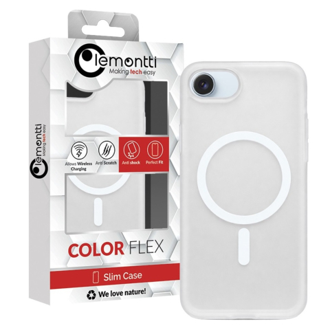 Lemontti Husa EliteGuard Magsafe iPhone 17e / iPhone 16e Alb [2]