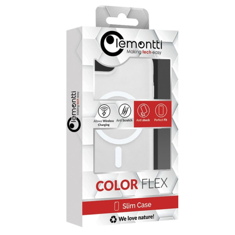 Lemontti Husa EliteGuard Magsafe iPhone 17e / iPhone 16e Alb [1]