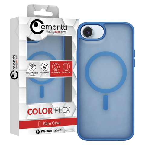 Lemontti Husa EliteGuard Magsafe iPhone 17e / iPhone 16e Bleumarin [2]