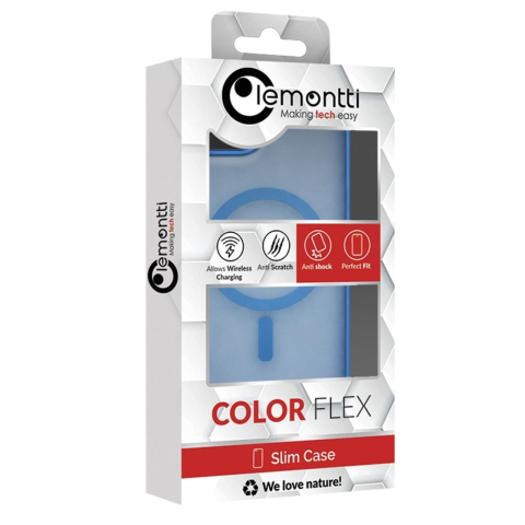 Lemontti Husa EliteGuard Magsafe iPhone 17e / iPhone 16e Bleumarin [1]