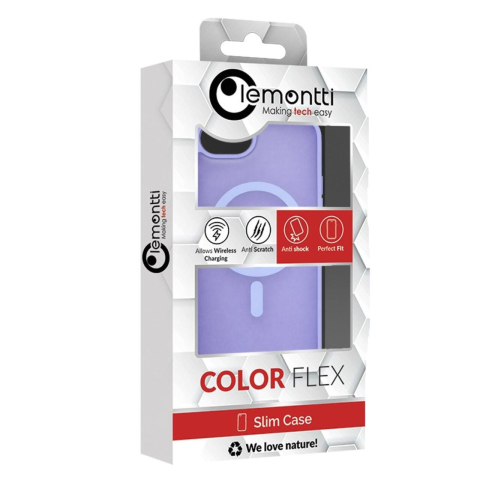Lemontti Husa EliteGuard Magsafe iPhone 17e / iPhone 16e Lila [1]
