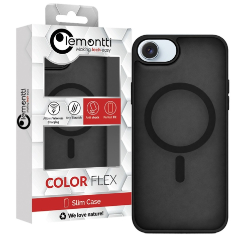 Lemontti Husa EliteGuard Magsafe iPhone 17e / iPhone 16e Negru [2]
