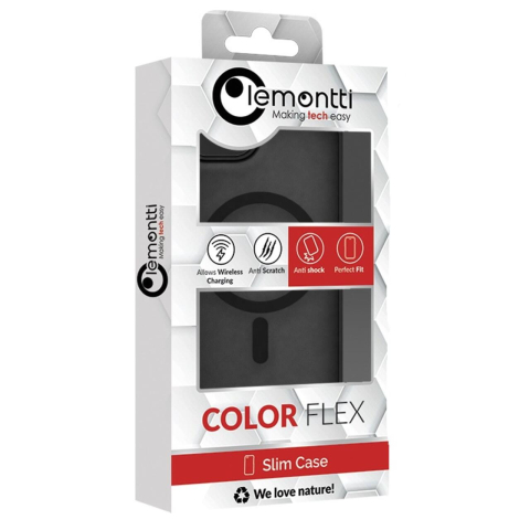 Lemontti Husa EliteGuard Magsafe iPhone 17e / iPhone 16e Negru [1]