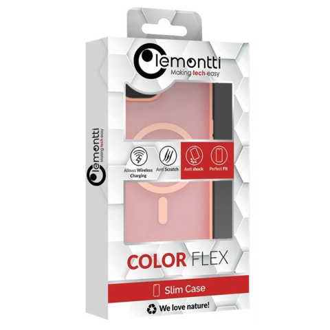 Lemontti Husa EliteGuard Magsafe iPhone 17e / iPhone 16e Portocaliu [1]