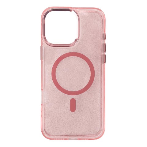 Laptop, Tablete & Telefoane - Lemontti Husa Glitter MagSafe iPhone 16 Pro Max Roz