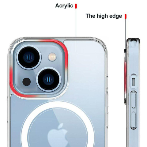 Laptop, Tablete & Telefoane - Lemontti Husa Guardian Magsafe iPhone 15 Transparent