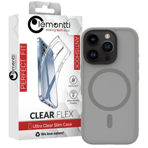 Lemontti Husa Hybrid MagSafe iPhone 16 Pro Max Gri [3]