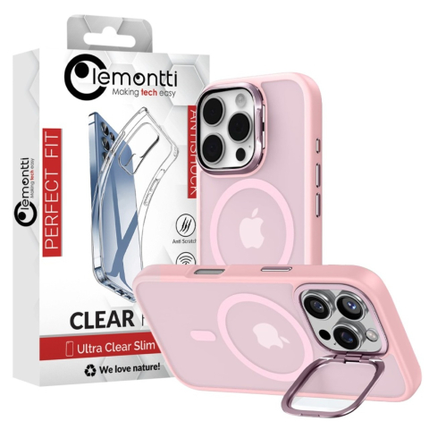 Lemontti Husa Hybrid MagSafe iPhone 16 Pro Max Roz [1]