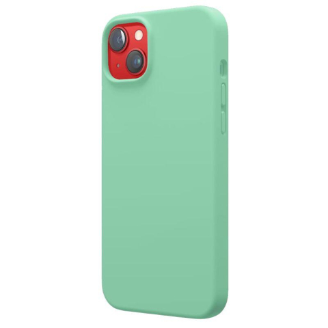 Laptop, Tablete & Telefoane - Lemontti Husa Liquid Silicon MagCharge iPhone 14 Fistic (protectie 360°, material fin, captusit cu microfibra)