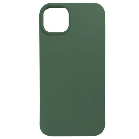 Laptop, Tablete & Telefoane - Lemontti Husa Liquid Silicon MagCharge iPhone 14 Plus Verde (protectie 360°, material fin, captusit cu microfibra)