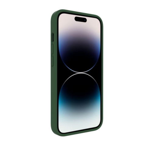 Lemontti Husa Liquid Silicon MagCharge iPhone 14 Pro Max Verde (protectie 360°, material fin, captusit cu microfibra) [3]