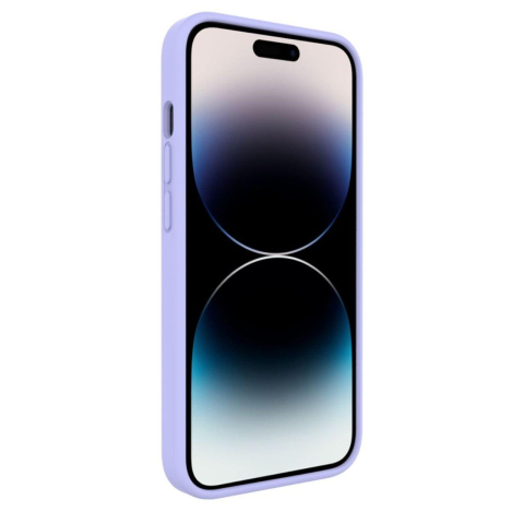Lemontti Husa Liquid Silicon MagCharge iPhone 14 Pro Mov (protectie 360°, material fin, captusit cu microfibra) [1]