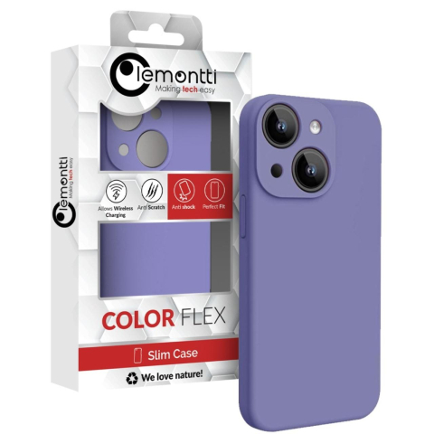 Lemontti Husa Liquid Silicon MagCharge iPhone 15 Gri (protectie 360°, material fin, captusit cu microfibra) [4]