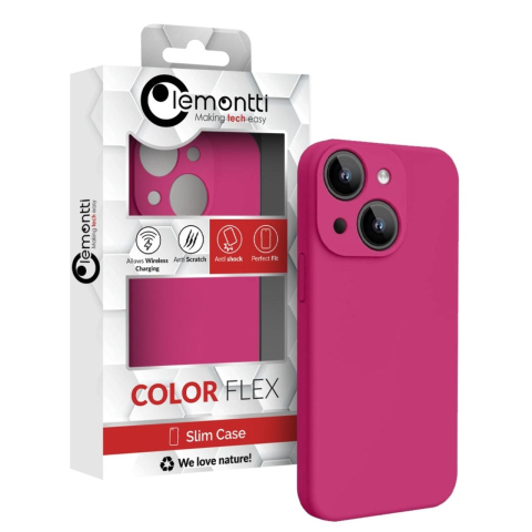 Lemontti Husa Liquid Silicon MagCharge iPhone 15 Plus Roze (protectie 360°, material fin, captusit cu microfibra) [5]
