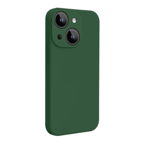 Lemontti Husa Liquid Silicon MagCharge iPhone 15 Plus Verde (protectie 360°, material fin, captusit cu microfibra) [4]