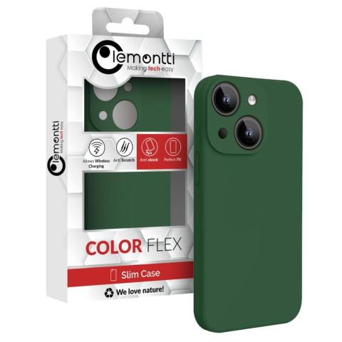 Lemontti Husa Liquid Silicon MagCharge iPhone 15 Plus Verde (protectie 360°, material fin, captusit cu microfibra) [5]
